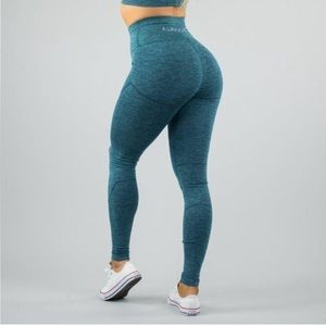 Alphalete Revival Leggings Dress Blue L